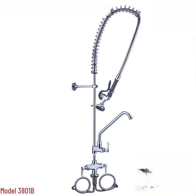 TLXT Hotel Kitchen Pull-out Faucet with Handheld Sprayer