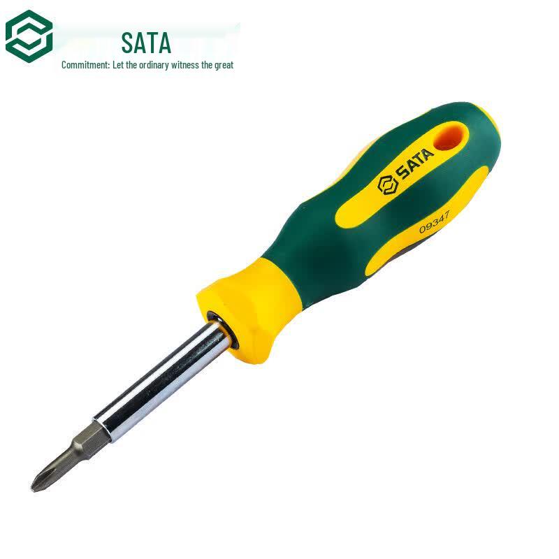 SATA 09347 Six-in-One Multi-function Screwdriver Set Six-in-one multi-function screwdriver set