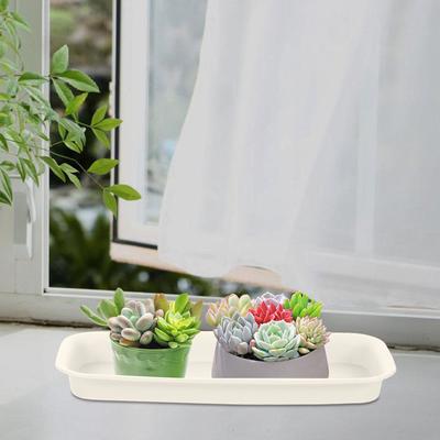 3Pcs Professional Flowerpot Water Trays Sturdy Plastic Gardening Flowerpot Bottom Trays Anti-Leakage Plant Pot Water Plates