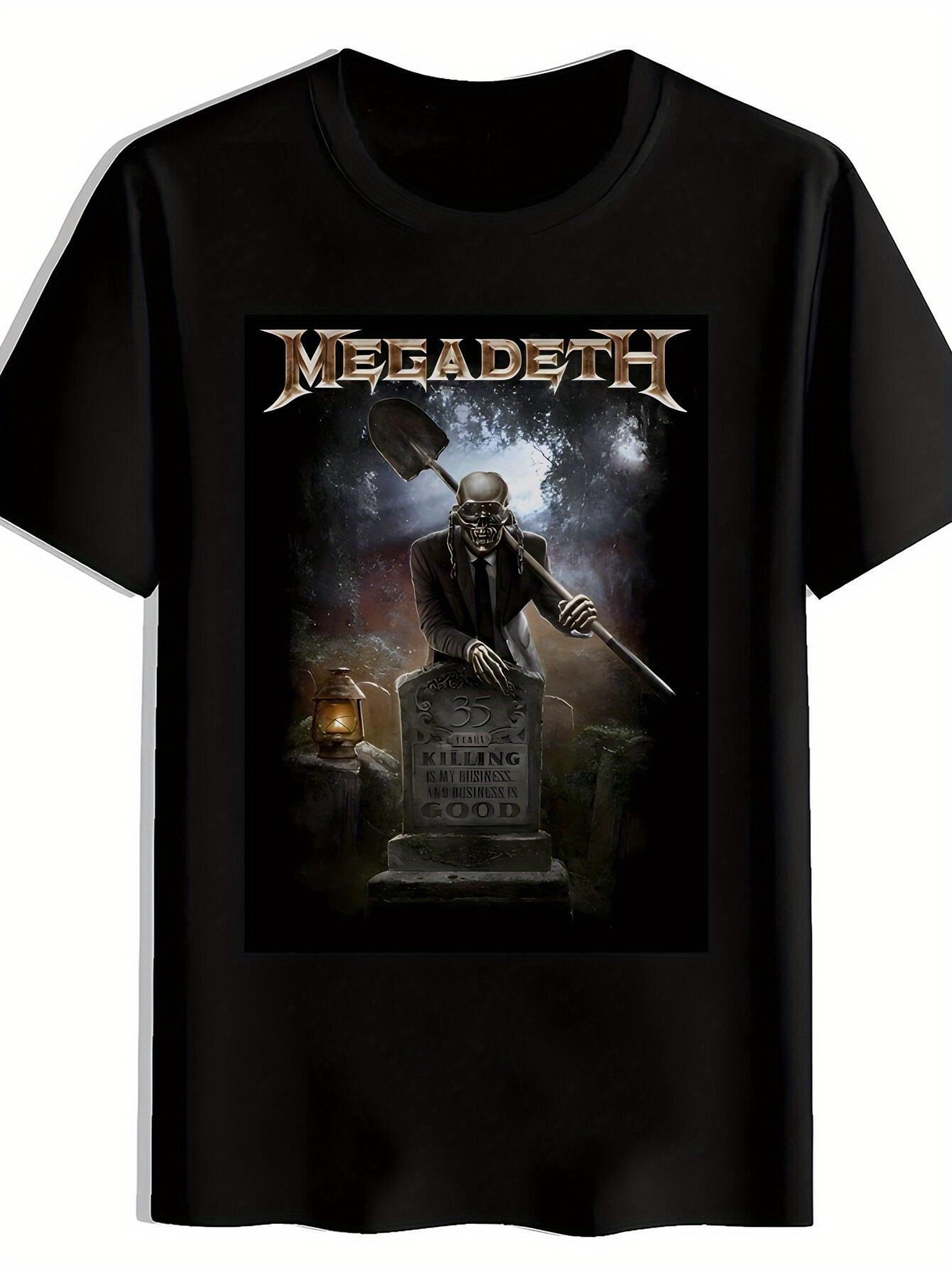 

[Vintage Rock Tee] Polyester Vintage Rock Band Graphic T-shirt | OASI-A Inspired XXXXL