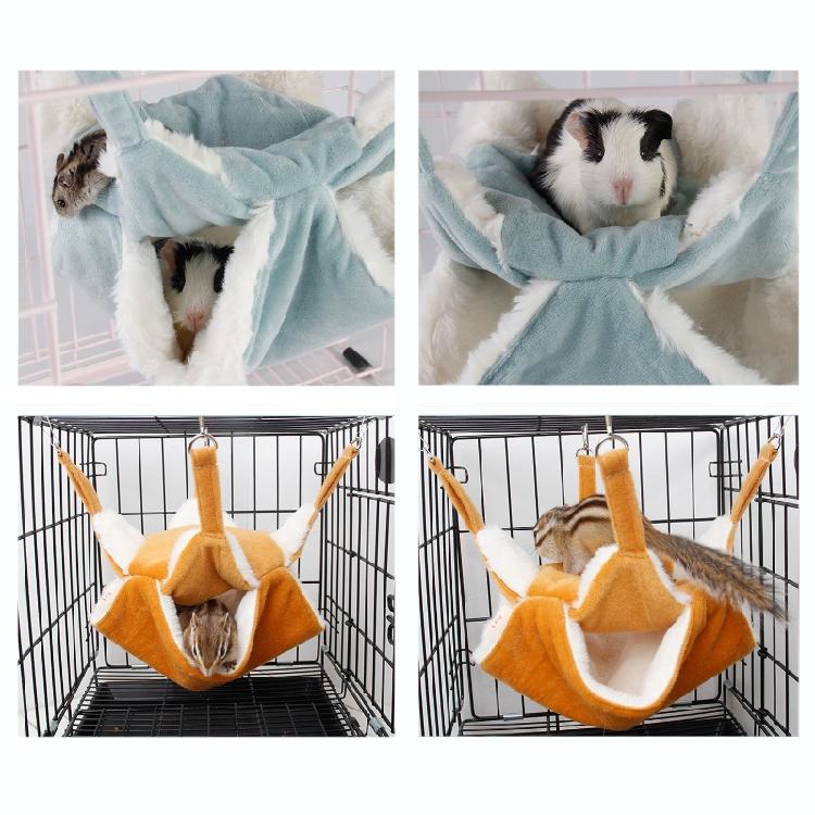 Hanging Hammock & Tunnel Cage Small Pet Cage for Guinea Pig for Play and Sleep