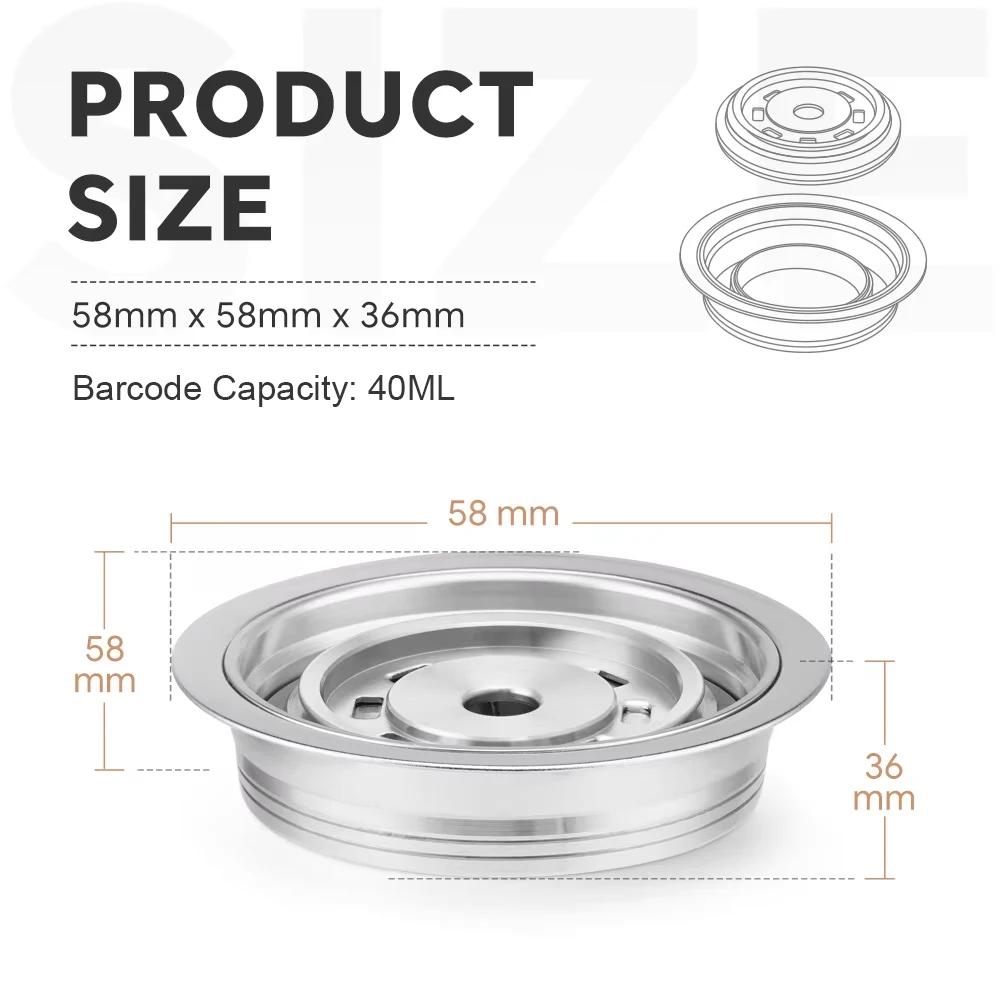 Opakovaně použitelný adaptér na kapsle pro kávovar Vertuoline Vertuo Next Pop Kompatibilní s kávovými kapslemi Nespresso Original