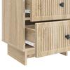 Nightstand Set 2 pcs Sonoma Oak Finish 43 x 34.5 x 47.5 cm Particleboard