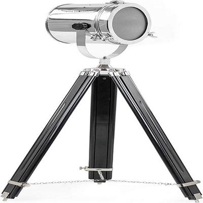 Wooden Floor Lamp with Tripod | 70" Tall Standing Vintage Home Decor Lamp | Modern Living Room & Office Decor |