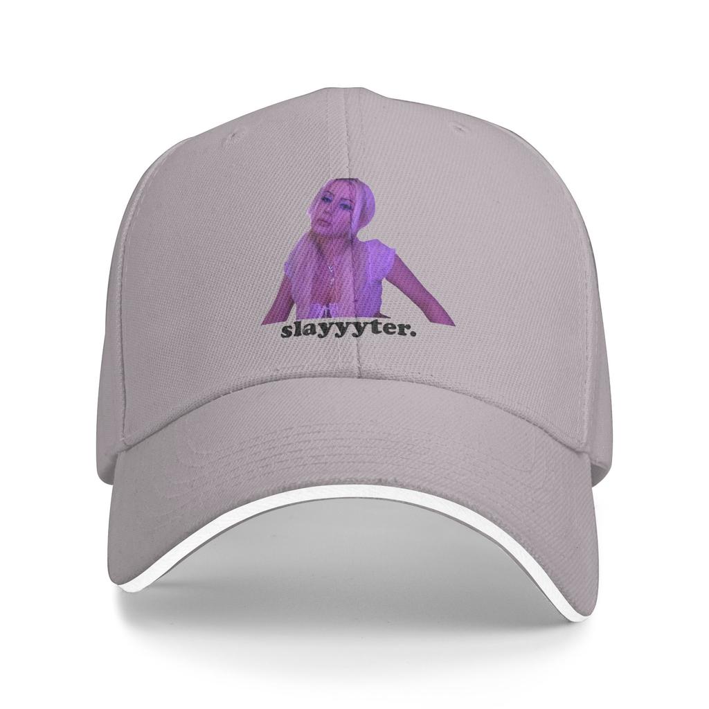 Summer New Singer Slayyyter Merch Baseball Cap  Kpop Rock Stylish Print Sun Trucker Hat Unisex Women Breathable Baseball Caps