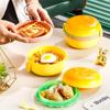Fashion Hamburger Shaped Plastic Lunch Box - Portable Food Container for Healthy Meals On the Go