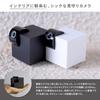 Edison Smarte Überwachungskamera CUBE mit Amazon Kompaktem Smarten Baby Haustier Sicherheitsüberwachungsnetzwerk Innenbereich (Weiß) [Kompatibel mit Alexa] WLAN-Kamera,