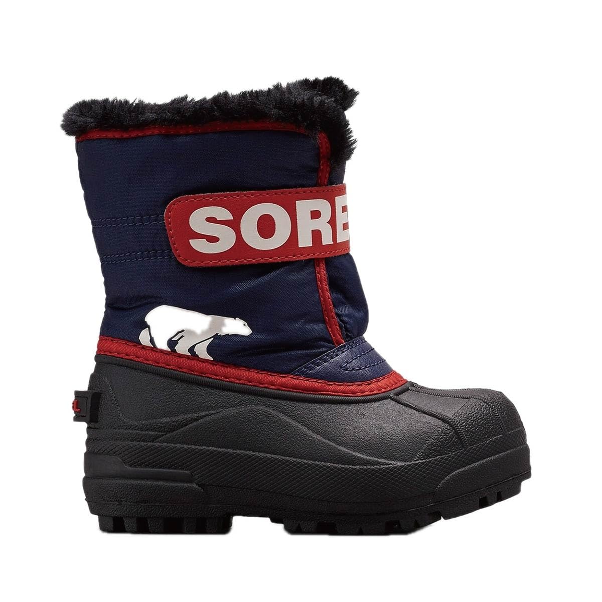 

Sorel Kids Snow Commander Boots, Size 17.0cm, Nocturnal, Sail Red