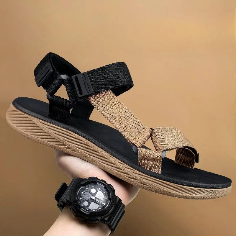 Fashion Trekking Shoes for Men Ultralight Outdoor Hiking 39 Original Color High Quality Open Toe Buy Trend 2025 Summer Pvc Man Sandals