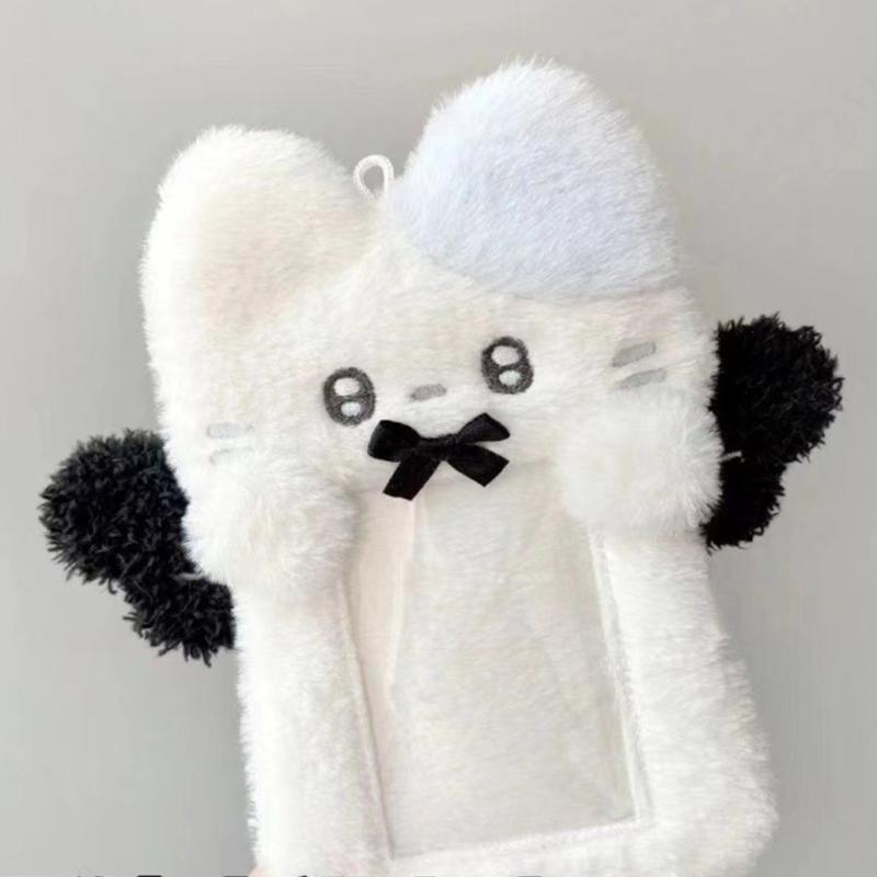 

Мультяшный брелок-держатель для карт, милый кулон для демонстрации фотокарточек айдолов, рукав для фотокарточек K-pop, защитный чехол, кавайная обложка для карт