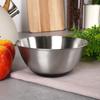 Miska kuchenna metalowa stalowa antypoślizgowa srebrna 15.5cm 700ml VILDE 259640