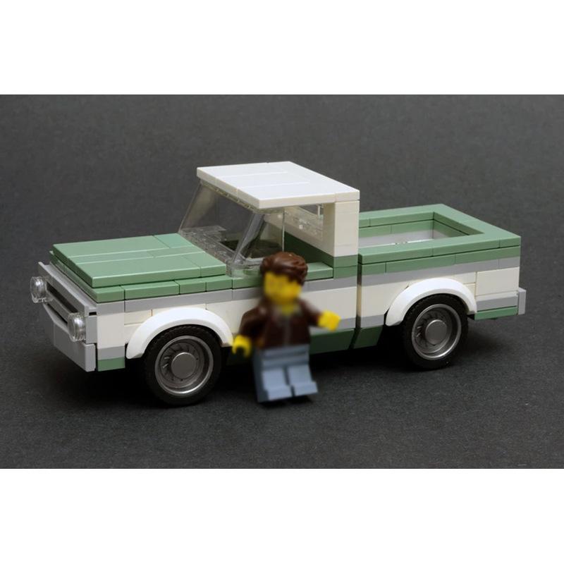 Building Blocks Compatible With 22021 Chevrolet C10 Tiny House Creative Building Block Toy Ornaments