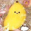 Kawaii Banana Squeezable Toy Cute Fruit Stress Relief Fidget Toy Soft Slow Rising Venting Sensory Toy for Kids Gift E4U2