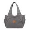 2025 Women's One-Shoulder Bag: Trendy, Versatile Canvas Handbag with Large Capacity, Simple Korean Style, Solid Color.