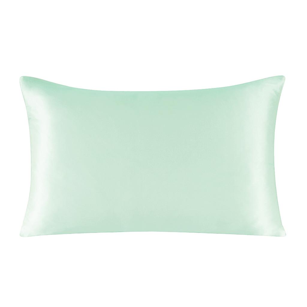 One Side 100% Mulberry Silk Pillowcase with Hidden Zipper Solid Color Pillow Case for Sleep and Skin Care