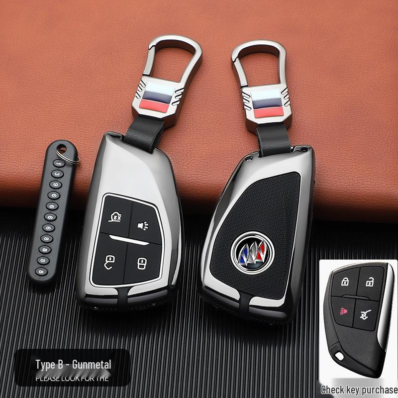Buick Encore S Key Case: Fashionable Car Key Bag with Decorative Buckle.