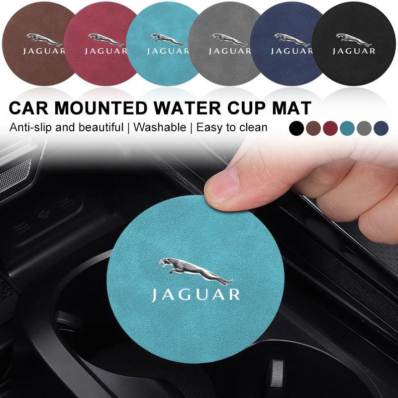 Auto-Becherhalter Dekoration Zubehör Wasserbecher-Schlitz Anti-Rutsch-Matte Für Jaguar-XE XF XS B99 X-TYPE F-PACE I-PACE E-PACE F-PACE S-TYPE C-TYPE C-X16 C- X75