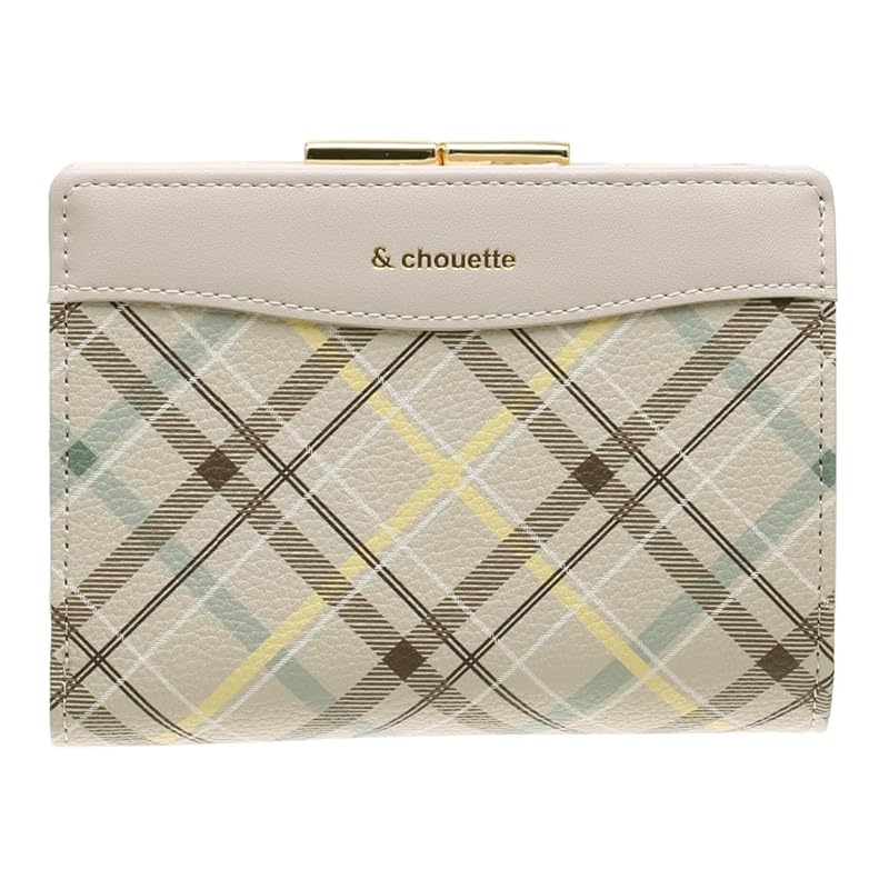 

[ONLYOU] Andschouette &chouette samantha thavasa samantha thavasa Metal fittings pouch cap folding wallet wallet bi-fold bifold plaid pattern ladies