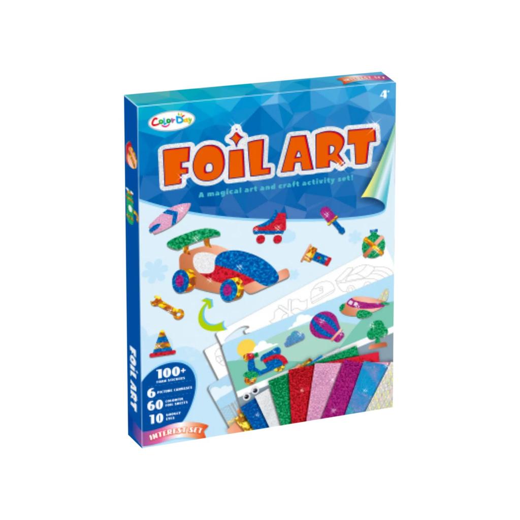 Foil Arts And Crafts For Kids Ages 4-8 -DIY & Princess Foil Foam Stickers Fun,Mess Free Kids Crafts,Creative Christmas Birthday Gifts Toys