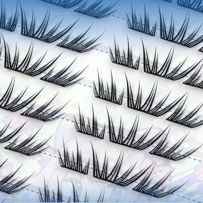 Ciorchine Gene DIY Gene False Fără Adeziv Gene Naturale Gene Manga Gene False Moi Machiaj Zilnic