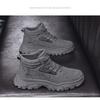 Men S High Top Waterproof Anti Slip Martin Boots For Spring Outdoor Work