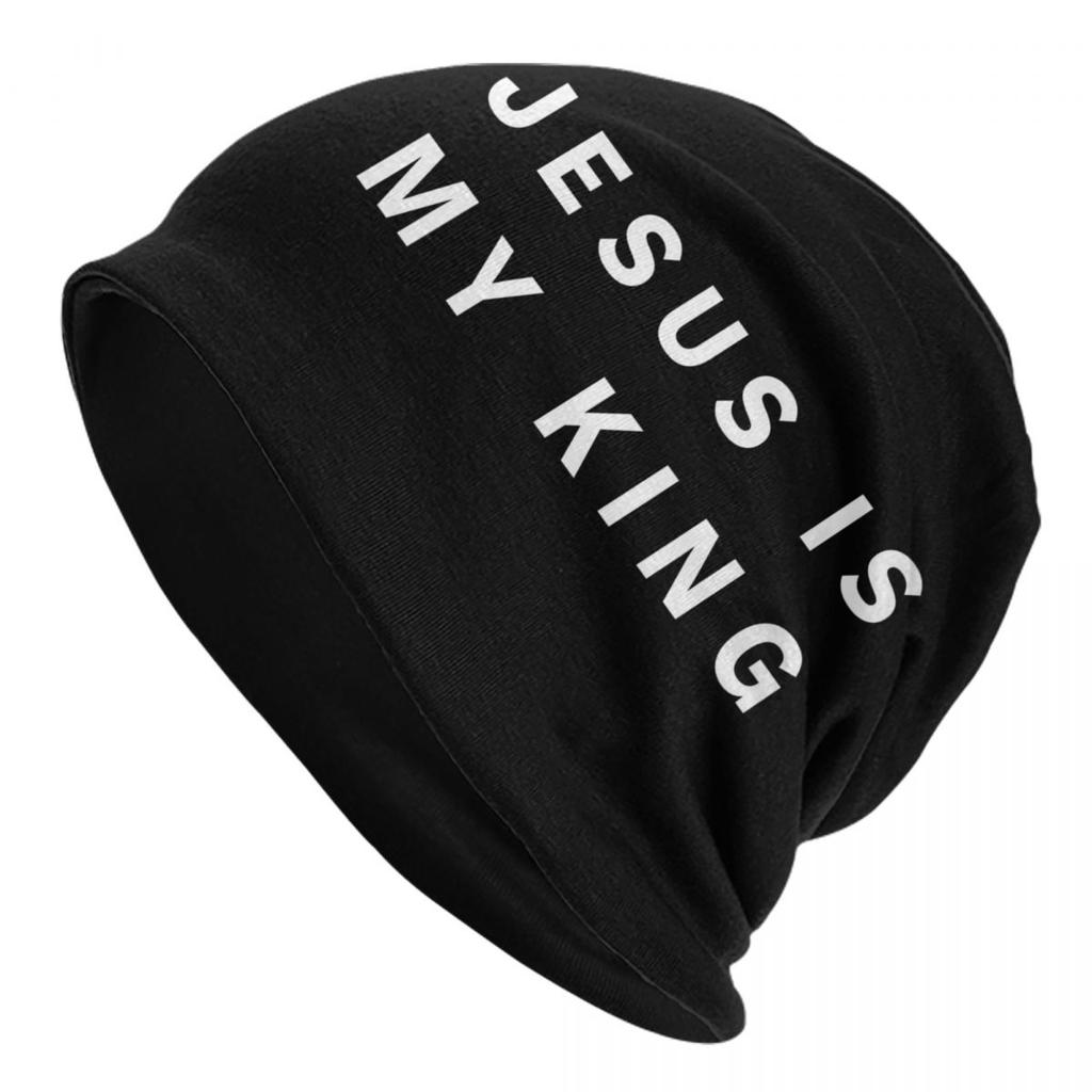 Custom Lion Of Judah Jesus Cross Beanie Cap Winter Bonnet Femme Knitted Hats Outdoor Ski Christian Faith Skullies Beanies Hats