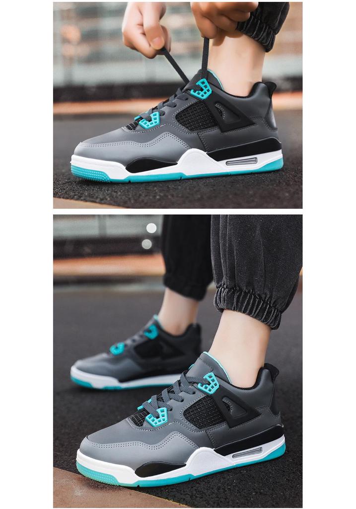 2024 Men's Mesh Breathable Casual Sports Shoes - Thick Sole Fashion Running Sneakers