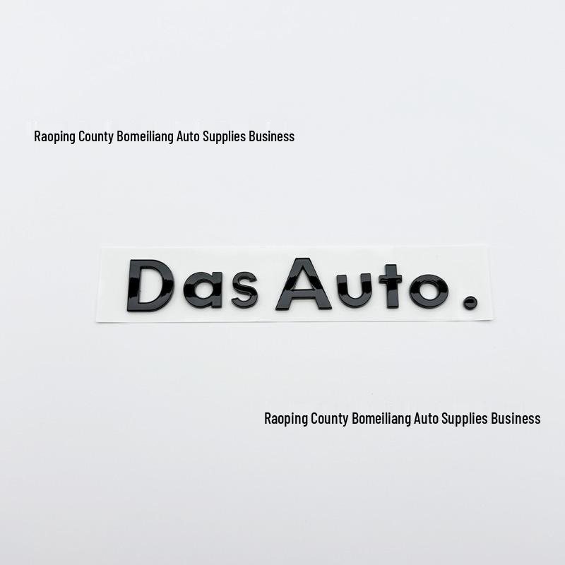 Volkswagen Sagitar 08-22 Black 280TSI Rear Badge and Letter Sticker Set