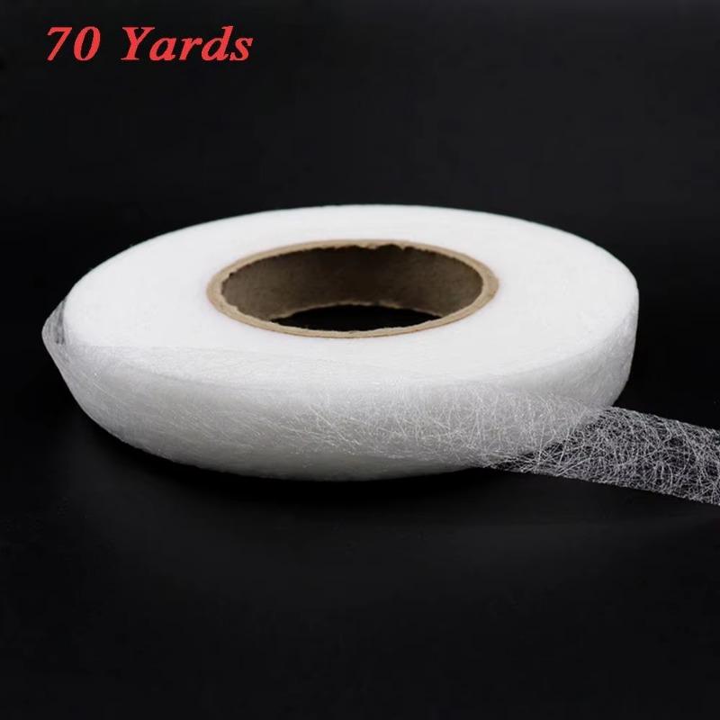 White Double Sided Sewing Accessory Adhesive Tape Cloth Apparel Fusible Interlining Fabric Tape