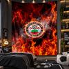 Wandbehang Tapisserie Southampton Fußball Druck Stoff für Wohnzimmer Schlafzimmer Heimdekoration