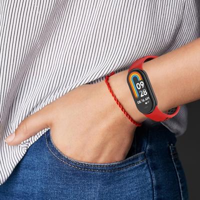 Yousheng Silicone Watch Band Adjustable Comfortable Waterproof And Durable Replacement Strap for Xiaomi Mi Band 8