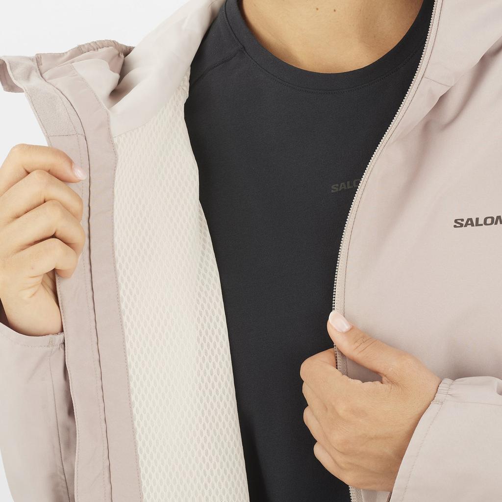 Salomon Outscape 2L Hooded Versatile Simple Breathable Waterproof Jacket Women Jacket C24414