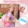 [PATIKIL] Mini Cup Keychains, Cute Cup Decorations, Keychain Ornaments for Backpacks, Handbags, and Purses, 6 Pieces, Style 1, Available In Orange,