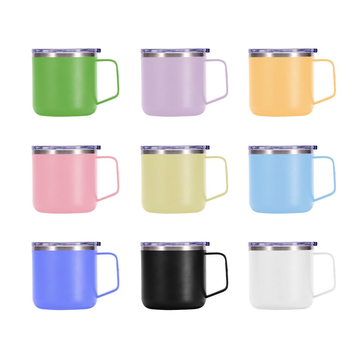 304 stainless steel handle cup, office thermos cup, tea water cup, coffee cup, mug 300ml