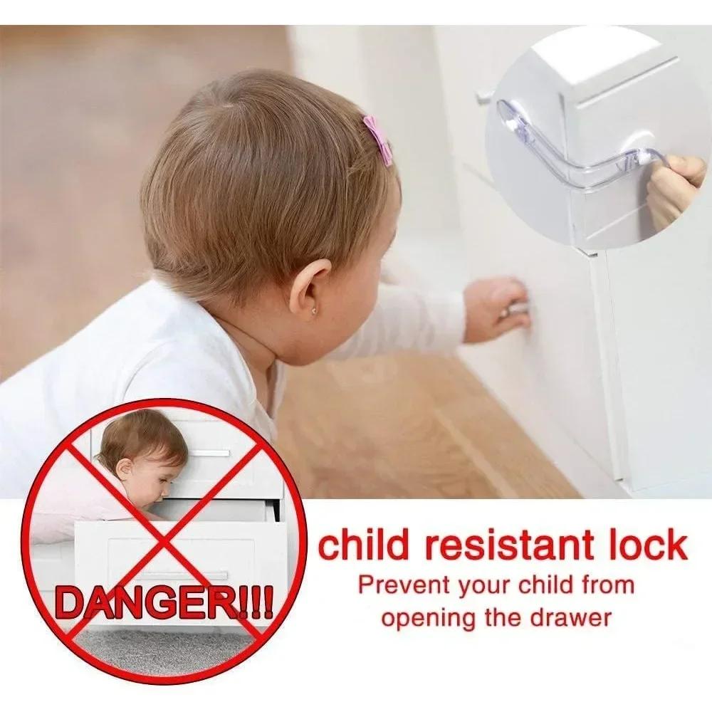 Safety Lock Protection From Children Home Children Locker Lock Baby Drawer Cabinet Door Refrigerator Anti-pinch Lock Baby Goods