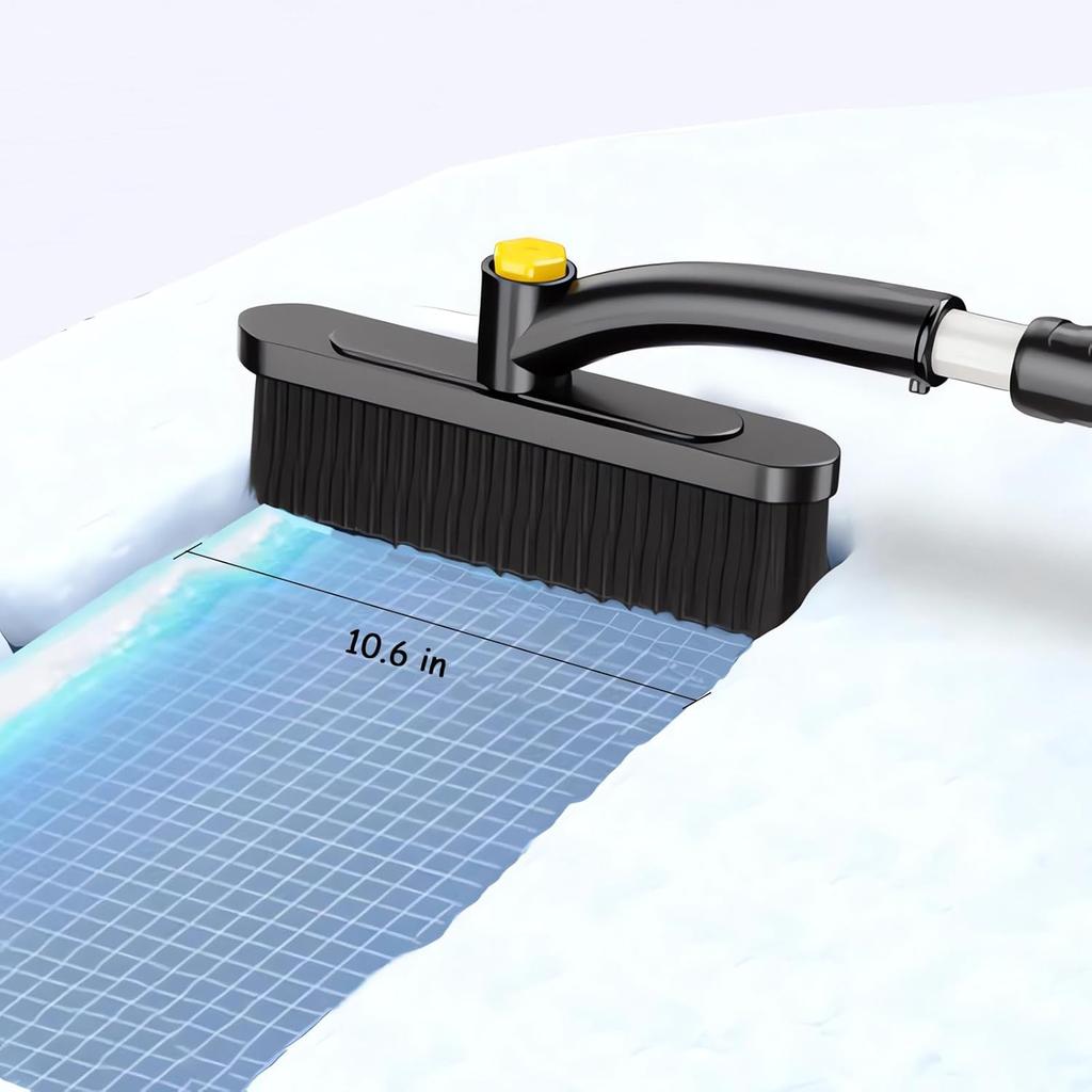 36" Extendable Ice Scrapers for Car Windshield 360°Pivoting Snow Brush for Car Snow Scraper Detachable Snow Removal Tool for Cars,Trucks,SUVs,