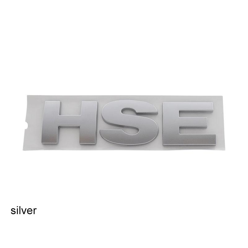 3D Premium HSE Letters for Sport England UK SUV Off Road car Engine Hood Fender trunk Tail Rear Decal Emblem Badge Sticker