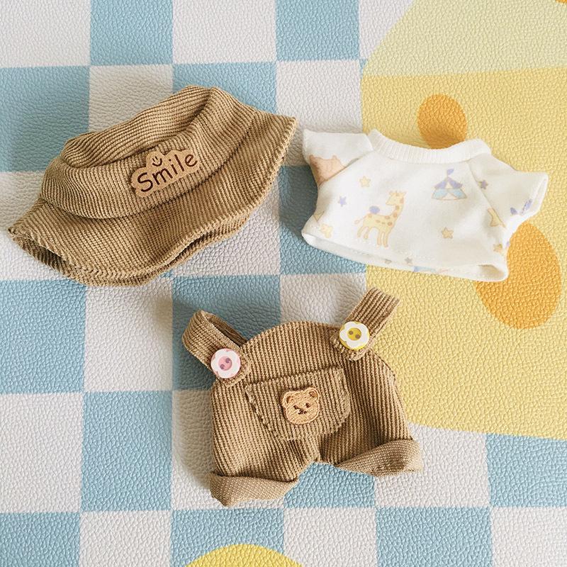 בגדי בובת קטיפה ויניל חמודה 17 ס"מ קופסה עיוורת - תליון LaBuBu שמלת אביזרים