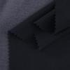 Ultra Schwarzes Seidenchiffon Hanfu Robenkleid mit Kopftuch