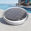 Lumière de Piscine Flottante Solaire avec Télécommande 12 Modes d'Éclairage Fonction Minuterie Étanche IP67 Lumière Flottante Solaire pour Piscines
