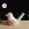 Ceramic Bird Water Whistle Hand Painted Colorful Animal Shape Water Bird Whistle Kids Musical Toy For Party Gift Souvenir