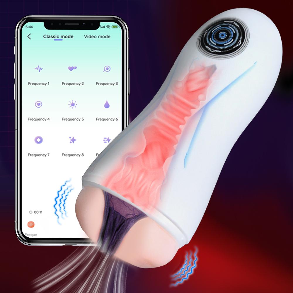 Automatic Male Masturbator Cup Blowjob Sucking Sex Machine Suction Blowjob Vagina Masturbation Pussy Vibrator Sex Toys for Men