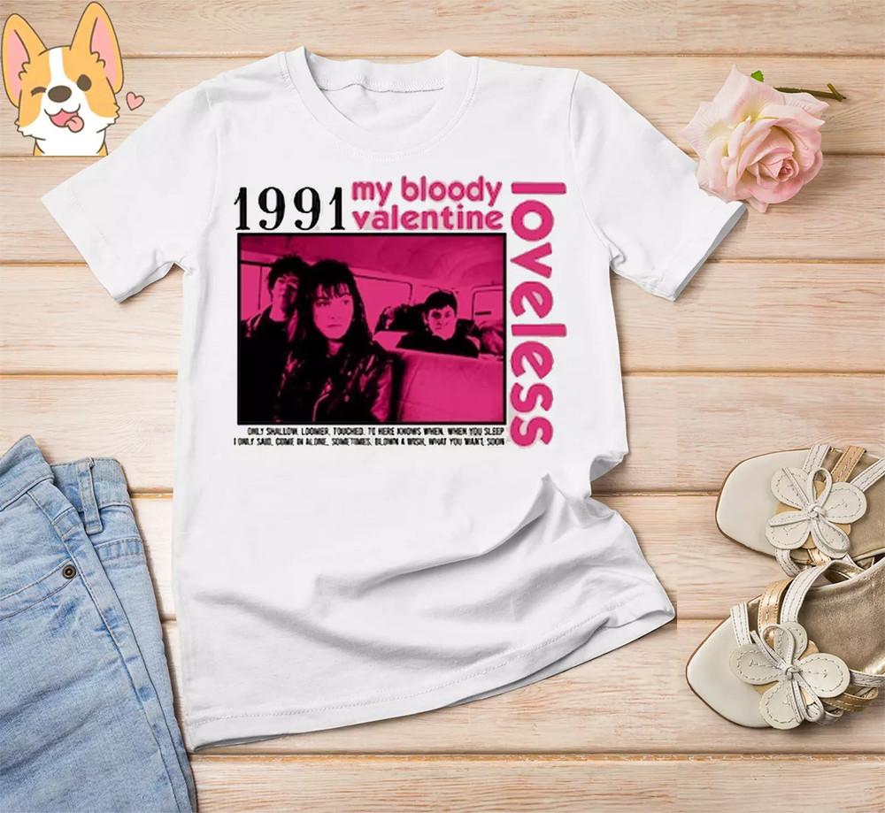 Vintage my bloody valentine loveless natural T Shirt White S-4XL GO215 Unisex T-Shirt S
