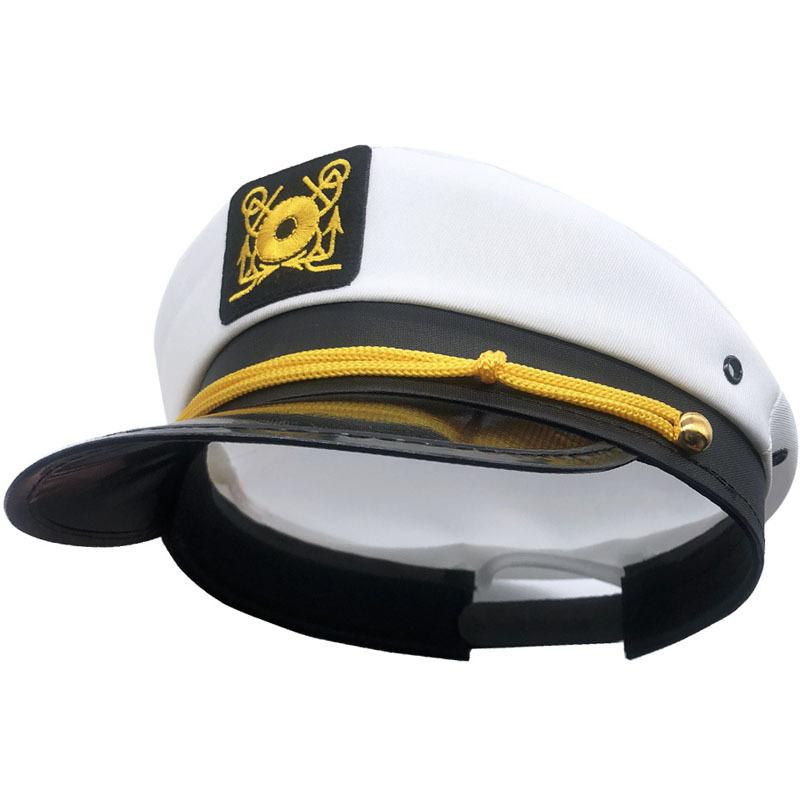 

Сексуальные аксессуары Сексуальная шляпа полицейского Белая вышитая темно-синяя шляпа Плоская верхняя военная шляпа Праздничная шляпа Матросская шляпа P7