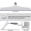 Shower Squeegee for Glass Doors Silicone Squeegee with Hook Bathroom Shower Mirrors Tiles and Car Windows Streak Free Cleaning