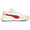 Puma Runtamed Series Fabric Two-Layer Cowhide Synthetic Leather Sports Low-Top Lifestyle Shoes Unisex sneakers White Red 389236-05