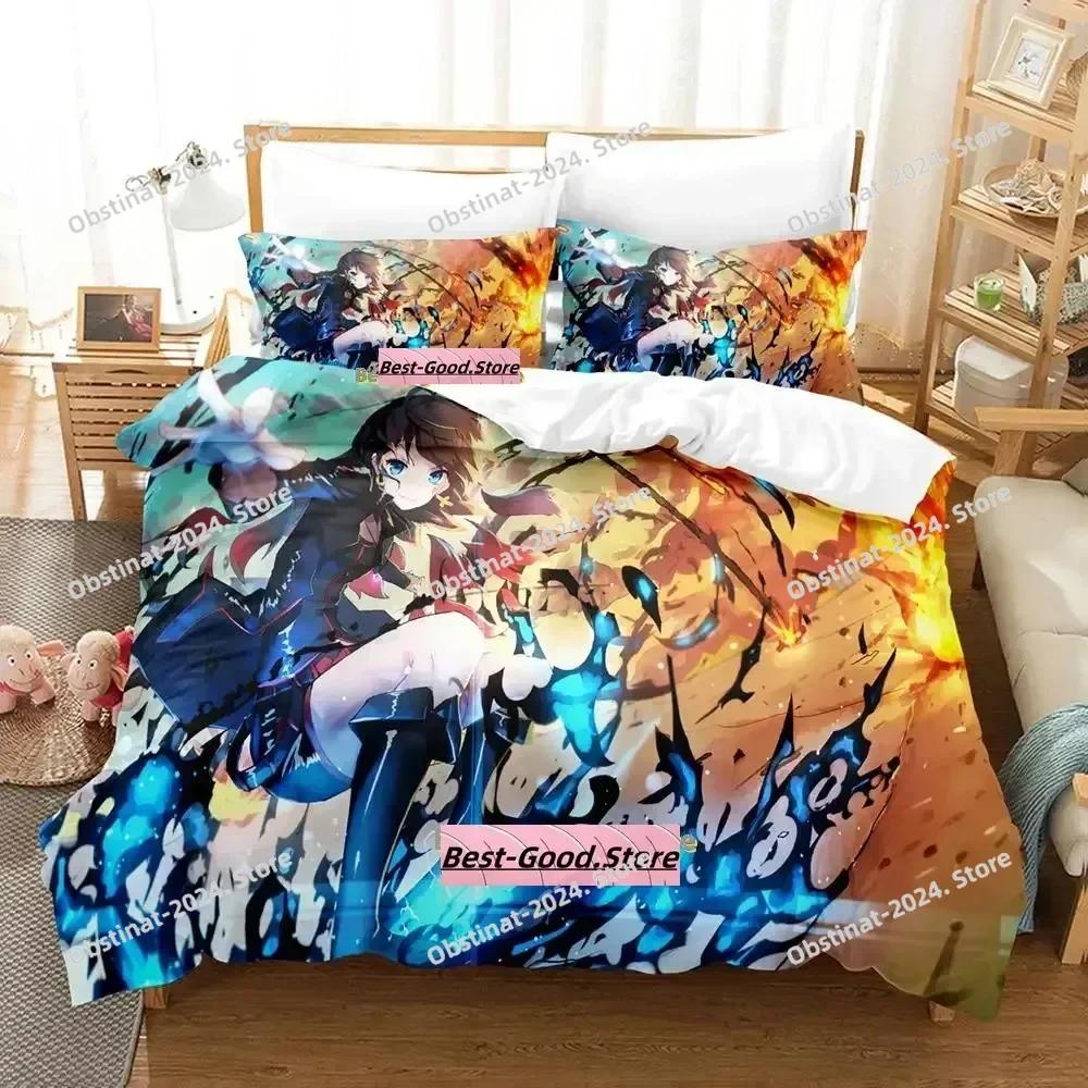 New Pixiv Fantasia T Bedding Set Single Twin Printed Bed Set With Pillowcase Bed Duvet Cover Single Double Queen Super King Size