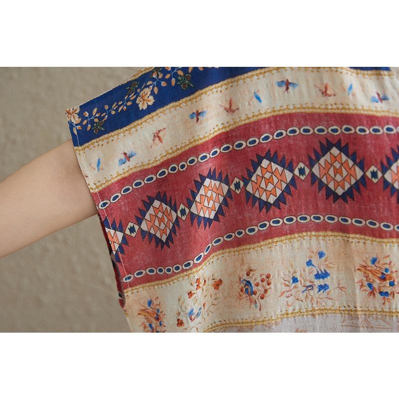 Dimanaf Abito Estivo Taglie Forti 2025 Basic Donna Casual Largo Vintage Nuovo Lungo Oversize Fiori Abito Maxi