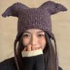 Fun Knitted Beanies Hat Novelty Clown Caps for Women Girl Winter Daily Headwear