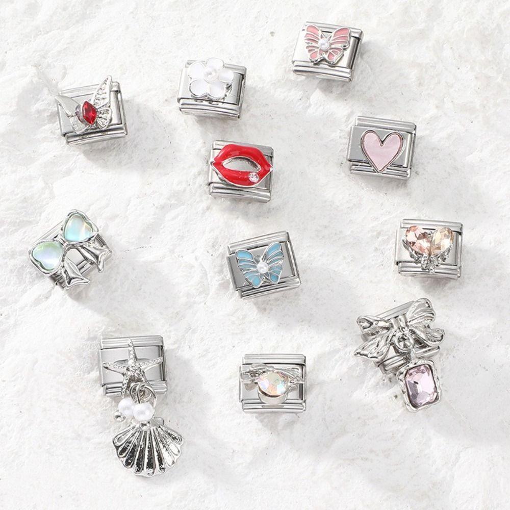 DIY Charm Bracelet Link Stainless Steel Jewelry New Module Bracelet Accessories Women's